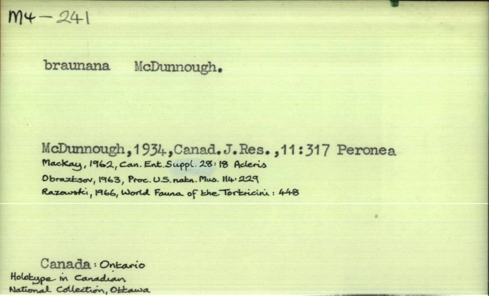 front of card